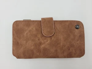 Samsung Galaxy S7 Edge Wallet Case Brown - Picture 1 of 4