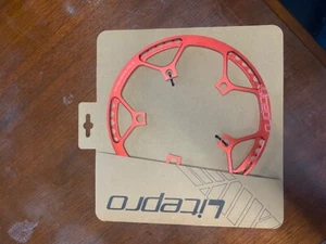 Encadenante de aleación Litepro con chainguard 53 dientes ROJO, Dahon, carpetas de popa - Imagen 1 de 1