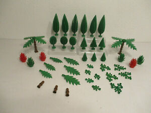 (E 11) Lego Cypress Trees Palm Trees Bushes Shrubs Leaves Forest KG