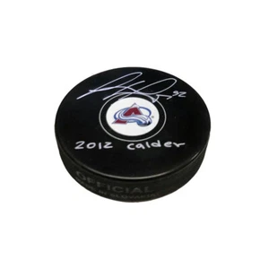 GABRIEL LANDESKOG Signed Colorado Avalanche Puck - 2012 Calder - Picture 1 of 2