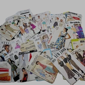 48x Vintage Sewing Patterns Bundle | Vogue Simplicity CUT 70s 80s 90s Lot - Picture 1 of 6