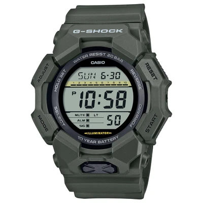 CASIO G-SHOCK Armbanduhr GD-010-3ER Grün Olive Datum Damen/Herren Stoßfest - Bild 1 von 4