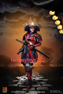 i8 TOYS 1/6 i8-001A RIN Red Armor Ver. Japanese Female Samurai Action Figure - Picture 1 of 6