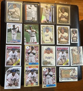 Jackie Robinson no.42 Brooklyn Dodgers Lot x 15+, Topps Chrome, Platinum Players - Picture 1 of 17