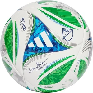 Adidas Mini pallone da calcio colore: bianco/verde/blu gloria/blu solare - Foto 1 di 4
