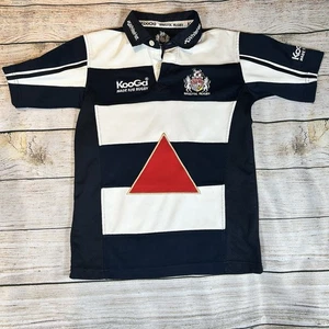 Bristol Rugby Kooga Shirt Large Navy White Red Triangle Patch 2005/2006 Vintage - Picture 1 of 16
