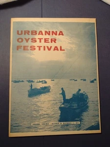 1974 Urbanna Oyster Festival Program Virginia Waterman Advertising - Picture 1 of 16