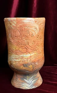 Sculpture Native American Pottery Vase 10" x 6" x 6" Estate Sale! - Picture 1 of 9
