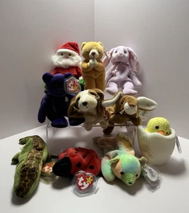 TY Beanie Babys 10 Stück seltene Fehler im Ruhestand Hang Tag Protektoren - Bild 1 von 8