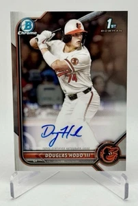 Douglas Hodo III 2022 Bowman Draft Chrome 1st Auto RC #CDADH - Baltimore Orioles - Picture 1 of 2