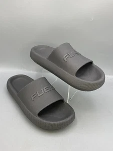Fubu Herren Schlappen Sandalen US 8 Grau Komfort Slipper Schlappen Freizeitschuhe - Bild 1 von 8