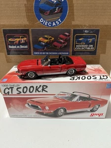 1968 MUSTANG SHELBY GT 500KR convertible GMP 1:24 DIECAST #303/1000 - Picture 1 of 21