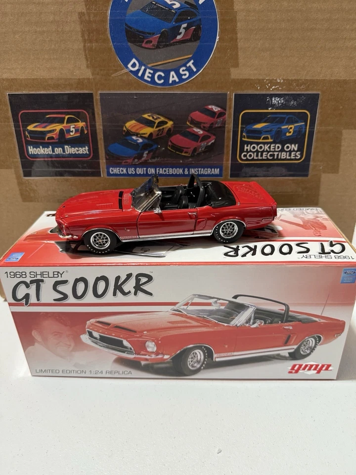 1968 MUSTANG SHELBY GT 500KR convertible GMP 1:24 DIECAST #303/1000 - Image 1 of 4