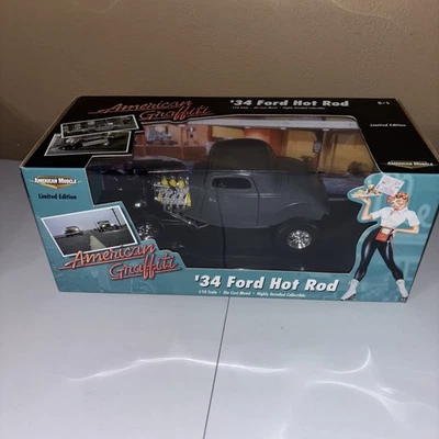 Ertl American Muscle 34’ Ford Hot Rod American Graffiti 1:18 Scale. - Image 1 of 4