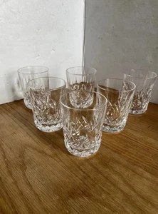 Juego de 6 vasos planos Waterford Crystal Lismore 5 oz - Imagen 1 de 11