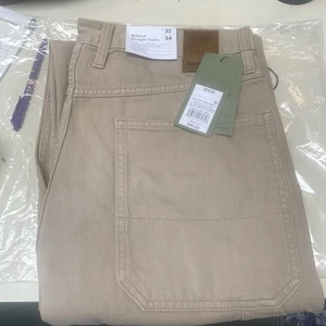 Pantalon utilitaire droit décontracté homme Goodfellow - Kaki taille 32x34 - Photo 1/3