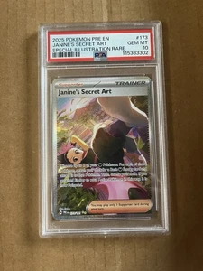 Janine's Secret Art Prismatic Evolutions Sir 173/131 PSA 10 - Bild 1 von 2