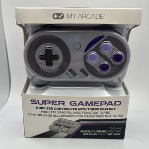 My Arcade Super Gamepad Wireless Turbo Controller SNES & NES Classic Edition - Picture 1 of 4