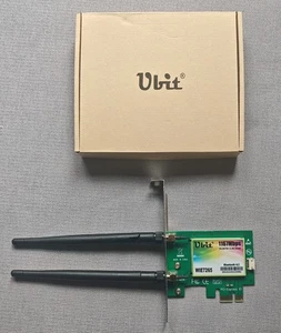 Ubit WiFi Card 1200Mbps Wireless PCIe Network Card 5GHZ/2.4GHZ - Picture 1 of 4