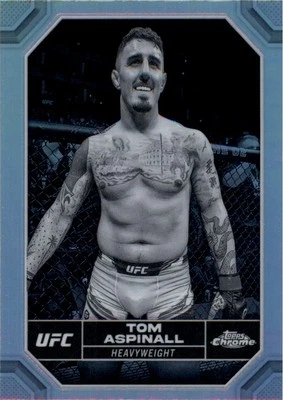 2024 Topps Chrome UFC Negative Refractors #187 Tom Aspinall - MMA - Image 1 of 2