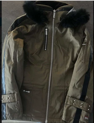 Nuevo Spyder XTL 10.000 aislado Thinsulate Lite Loft nieve esquí chaqueta oliva mujer Foto 1 de 4