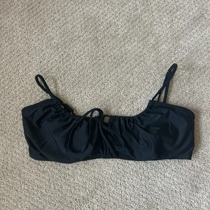 Costume da bagno bikini top con spalline spaghetti nero Time And Tru - Foto 1 di 2