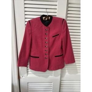 Blazer corto vintage RARO AÑOS 60 Kaiser Franz Josef hecho en Austria rosa talla 38 - Imagen 1 de 19