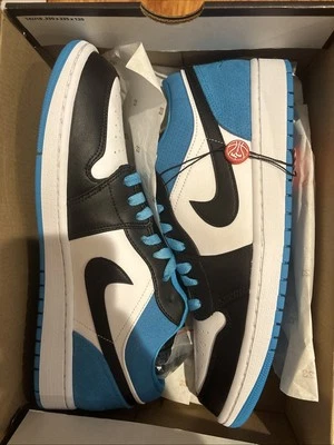 Air Jordan 1 Low Laser Blue US Men’s Size 12 - Image 1 of 4