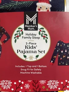 Member's Mark Family Sleep Kid's 2-Piece Pajama Set - Picture 1 of 4
