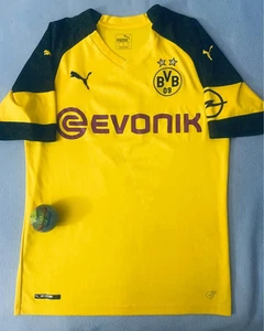 PUMA Borussia Dortmund Germany shirt Jersey Football soccer T-shirt Size L - Picture 1 of 2
