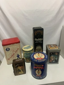 VTG Lot 6Vintage Containers Cracker Jack /mr. Peanut/Coca-Cola / Disney - Picture 1 of 24