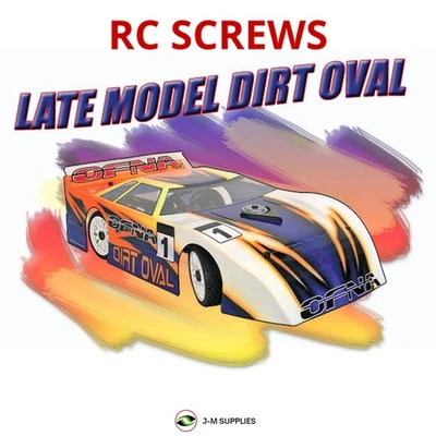 RCScrewZ Stainless Screw Kit ofn047 for Ofna Late Model Dirt Oval | KIT - Image 1 of 4