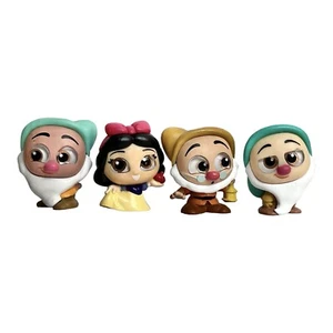 Disney Doorables S6 Snow White & Seven Dwarves Lot of 4: Bashful Doc Sleepy Snow - Picture 1 of 1