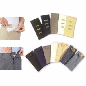 Garment Accessories Trousers Waist Band Hooks Button Pant Extender Belt - Picture 1 of 20