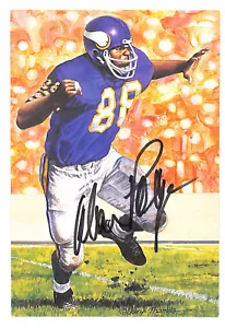 Alan Page Autographed Goal Line Art Card GLAC Vikings PSA/DNA - Picture 1 of 3