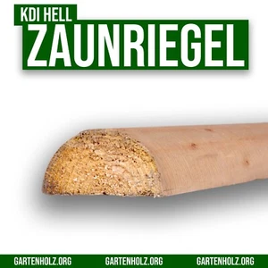 Zaunriegel Halbriegel Halbholz Halbpalisade Querriegel Holz Riegel Garten KDI - Bild 1 von 6