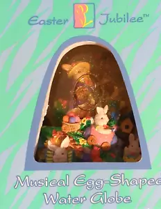 GLOBO DE AGUA MUSICAL EN FORMA DE HUEVO DE EASTER JUBILEE - NUEVO - Imagen 1 de 7