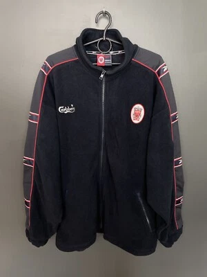 LIVERPOOL 1990'S TRAINING FOOTBALL JACKET FLEECE VINTAGE REEBOK SHIRT SIZE L - Image 1 of 4