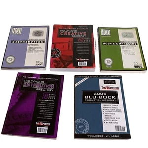5 Filmmaking Books Hollywood Creative Directory Actors Phone Book to Hollywood - Imagen 1 de 13