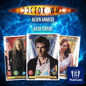 Panini Dr Doctor Who Alien Armies Cards - Standard Base Card #001-180 - PICK! - Picture 1 of 1