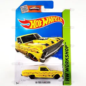 2015 Hot Wheels 65 Ford Ranchero #212 gelb - HW Werkstatt Wärmeflotte - 1:64 CFL99 - Bild 1 von 2