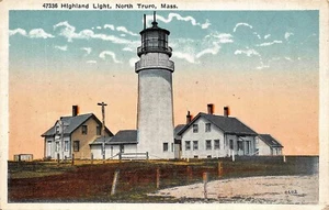 #K1453 NORTH TRURO, MA.      POSTAL, HIGHLAND LIGHT HOUSE - Imagen 1 de 2