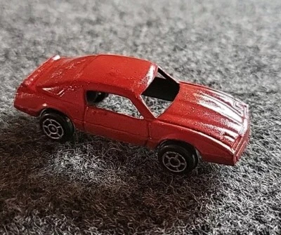 Tootsietoy 2" Long Diecast Pontiac Firebird Red #1 Made In Chicago USA - Image 1 of 4