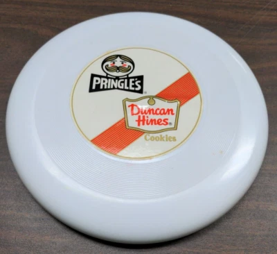 Pringles & Duncan Hines Cookies White Frisbee Promotional Advertising Disc - Image 1 of 2