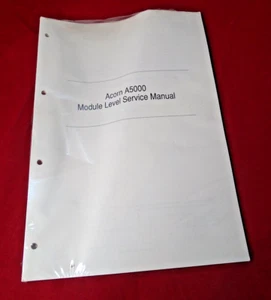 Acorn A5000 Module Level Service Manual. Was still sealed! - Picture 1 of 6