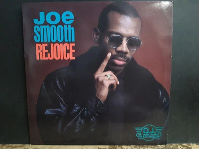 JOE SMOOTH  Rejoice  LP   House  R&B   1989 vinyl   NEAR-MINT ! - Image 1 of 4