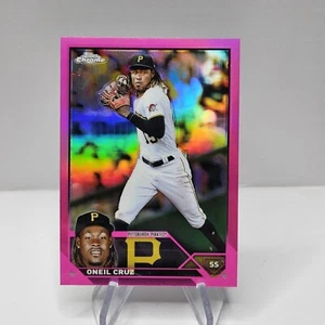 Oneil Cruz Pink Refractor 2023 Topps Chrome #15 Pittsburgh Pirates - Picture 1 of 2