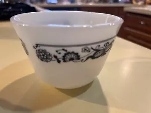 Vintage Pyrex Old Town Blau Zwiebel Milch Glas Kaffeetasse Ersatzbecher - Bild 1 von 5