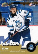 2021-22 Upper Deck CHL Stars High Gloss 08/10 Alex Blais #379