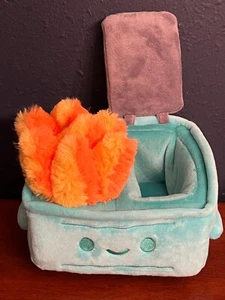 New 100% Soft Dumpster Fire Plush Stuffed Animal 8” Long NWT - Picture 1 of 7